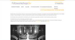 Desktop Screenshot of fotoworkshops.net