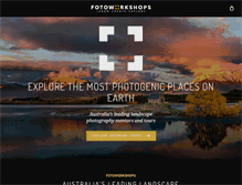 Tablet Screenshot of fotoworkshops.com.au